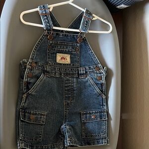 Janie and Jack Blue Denim Overalls